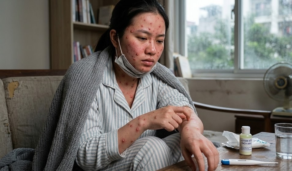 Cách điều trị bệnh thủy đậu tại nhà, ngăn ngừa sẹo- Ảnh 3. Cách điều trị bệnh thủy đậu tại nhà, ngăn ngừa sẹo- Ảnh 3.