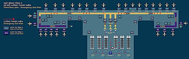 Nhà ga T2 Nội Bài thay đổi quầy thủ tục: Hành khách cần nhớ đúng cửa, tránh lỡ chuyến- Ảnh 5. Nhà ga T2 Nội Bài thay đổi quầy thủ tục: Hành khách cần nhớ đúng cửa, tránh lỡ chuyến- Ảnh 5.