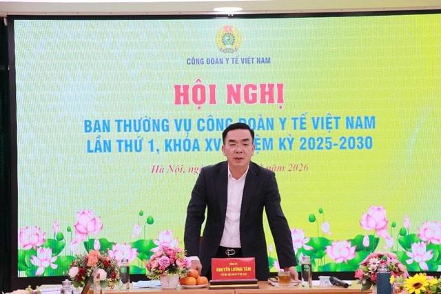 Hội nghị lần thứ nhất Ban Thường vụ Công đoàn Y tế Việt Nam khóa XV, nhiệm kỳ 2025–2030- Ảnh 2.