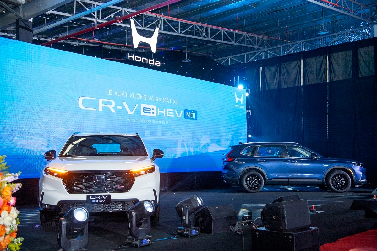 CR-V e:HEV, mẫu xe hybrid đầu tiên của Honda lắp ráp tại Việt Nam.