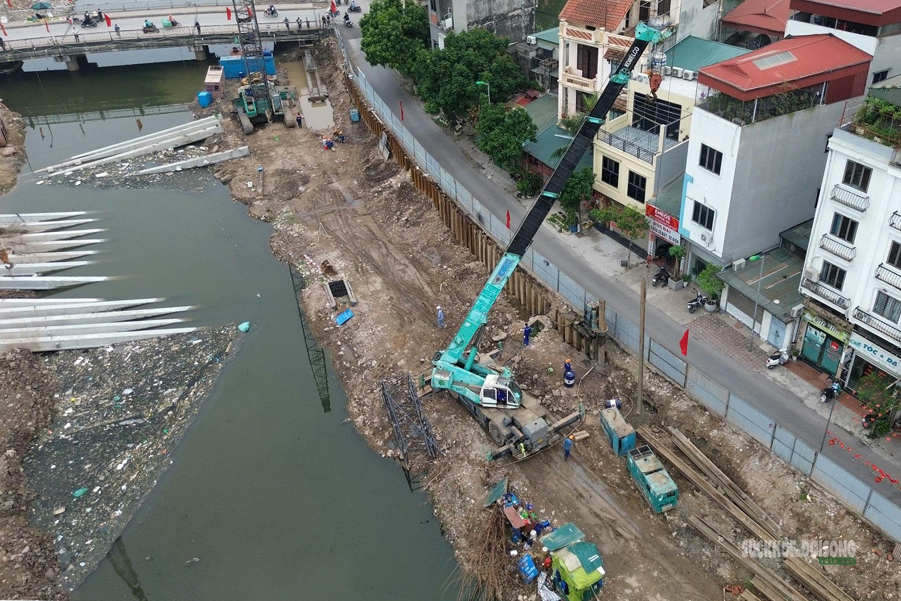 Tăng tốc cải tạo hạ lưu sông Kim Ngưu trước mùa mưa 2026- Ảnh 6.