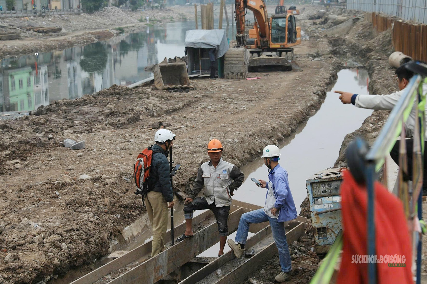 Tăng tốc cải tạo hạ lưu sông Kim Ngưu trước mùa mưa 2026- Ảnh 9.