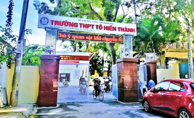 Thanh Hoá: Yêu cầu kiểm điểm, làm rõ mục đích của từng giáo viên trong vụ sửa điểm tại Trường THPT Tô Hiến Thành- Ảnh 1.