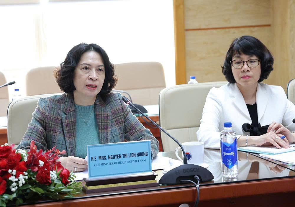 Bộ Y tế Việt Nam và Pháp trao đổi thúc đẩy hợp tác nghiên cứu khoa học ứng phó bệnh truyền nhiễm mới nổi- Ảnh 1. Bộ Y tế Việt Nam và Pháp trao đổi thúc đẩy hợp tác nghiên cứu khoa học ứng phó bệnh truyền nhiễm mới nổi- Ảnh 1.