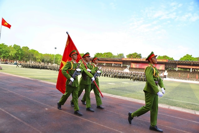 Mãn nhãn các màn võ thuật, diễn tập chống khủng bố của học viên công an- Ảnh 4.