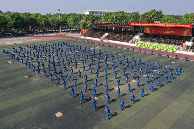 Mãn nhãn các màn võ thuật, diễn tập chống khủng bố của học viên công an- Ảnh 7.