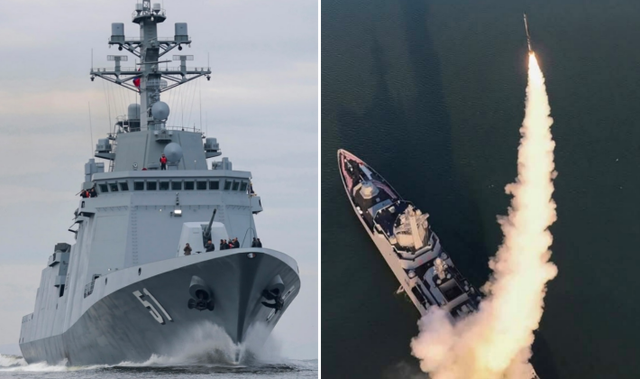 Triều Tiên phát triển tàu khu trục 8.000 tấn với tham vọng hải quân hoạt động xa bờ- Ảnh 1.