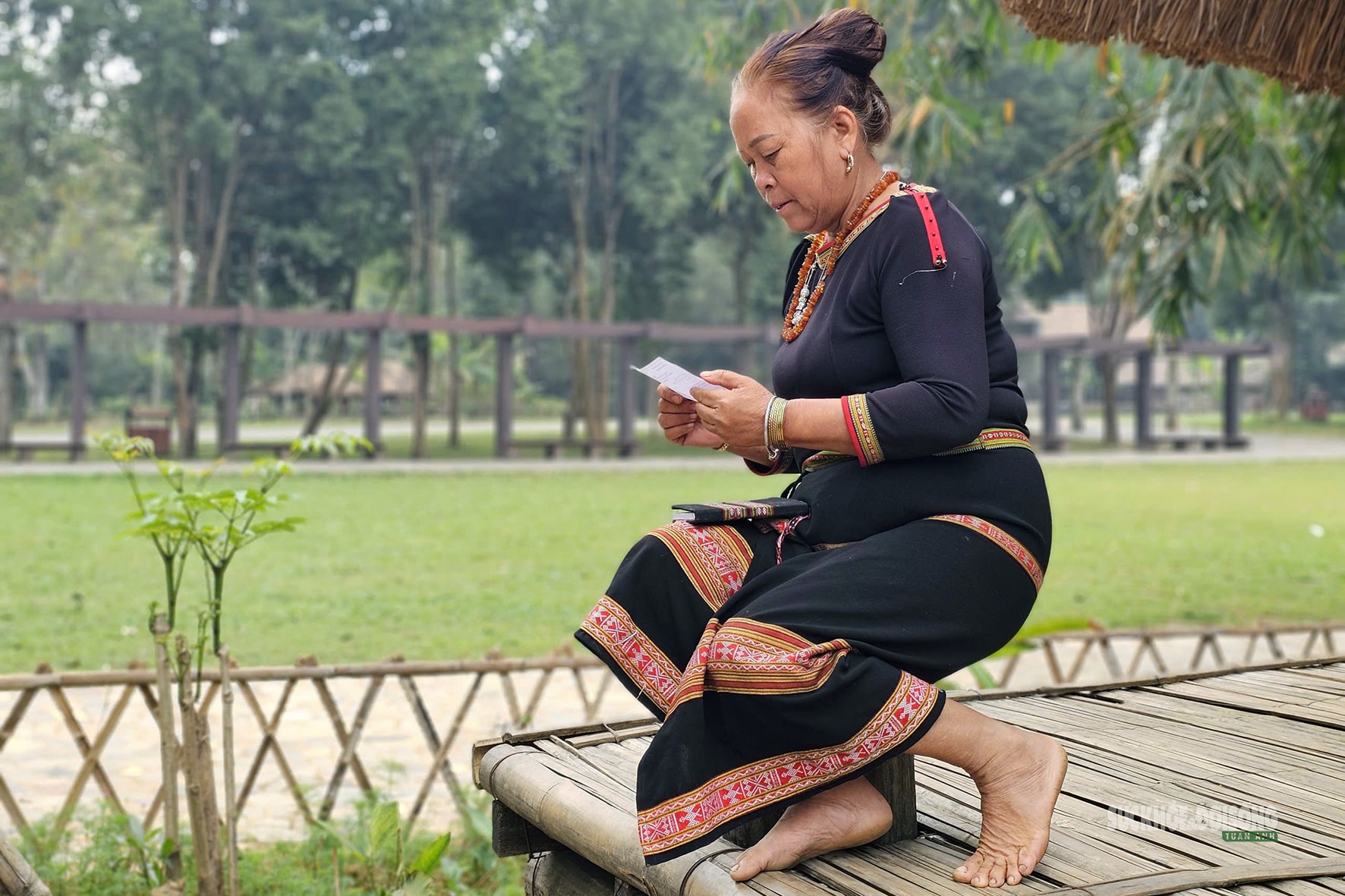 Đồng bào các dân tộc tại Làng Văn hóa háo hức chờ Ngày hội non sông- Ảnh 3.