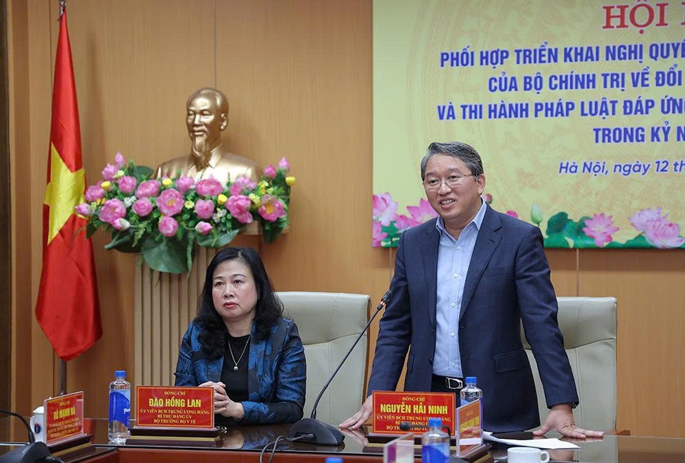 Bộ Y tế và Bộ Tư pháp tăng cường phối hợp triển khai Nghị quyết về đổi mới xây dựng và thi hành pháp luật- Ảnh 2.