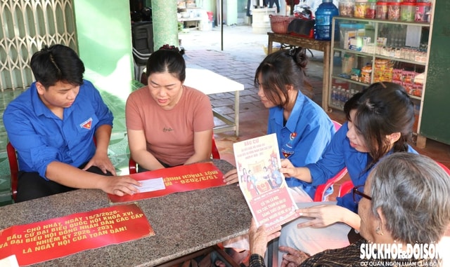 Thanh niên ở Khánh Hòa xung kích hỗ trợ công tác chuẩn bị bầu cử- Ảnh 7.