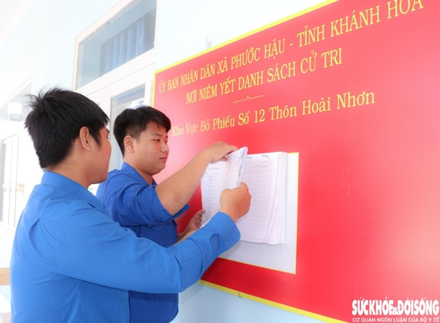 Thanh niên ở Khánh Hòa xung kích hỗ trợ công tác chuẩn bị bầu cử- Ảnh 3.