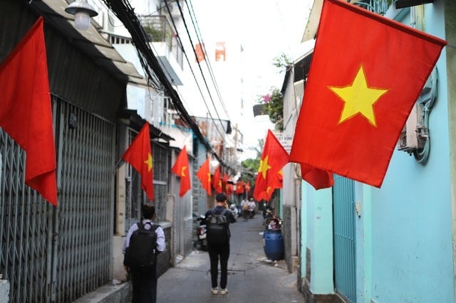 TPHCM rực rỡ cờ hoa trước ngày bầu cử 15/3- Ảnh 5.