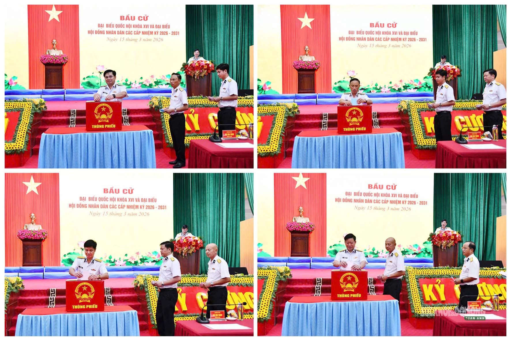 Lá phiếu giữa trùng khơi, chắc tay súng giữ biển trời Tổ quốc- Ảnh 1. Lá phiếu giữa trùng khơi, chắc tay súng giữ biển trời Tổ quốc- Ảnh 1.