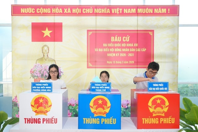 Gần 22.000 sinh viên ở TPHCM đặt niềm tin vào lá phiếu bầu cử- Ảnh 3. Gần 22.000 sinh viên ở TPHCM đặt niềm tin vào lá phiếu bầu cử- Ảnh 3.