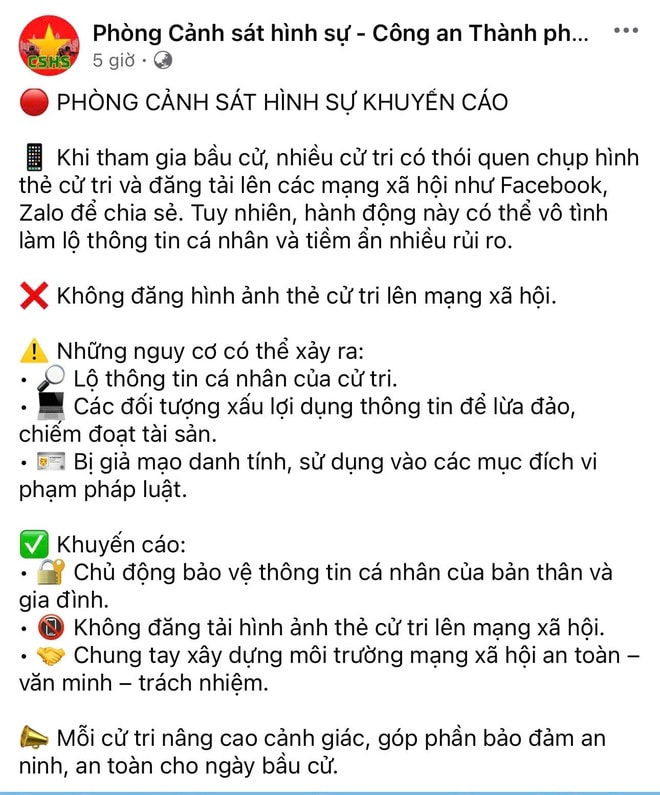 Vì sao không nên đăng thẻ cử tri lên mạng xã hội?- Ảnh 3.