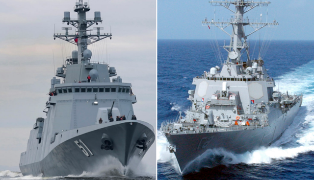 Triều Tiên vượt Mỹ về tốc độ đóng mới tàu khu trục- Ảnh 1. Triều Tiên vượt Mỹ về tốc độ đóng mới tàu khu trục- Ảnh 1.