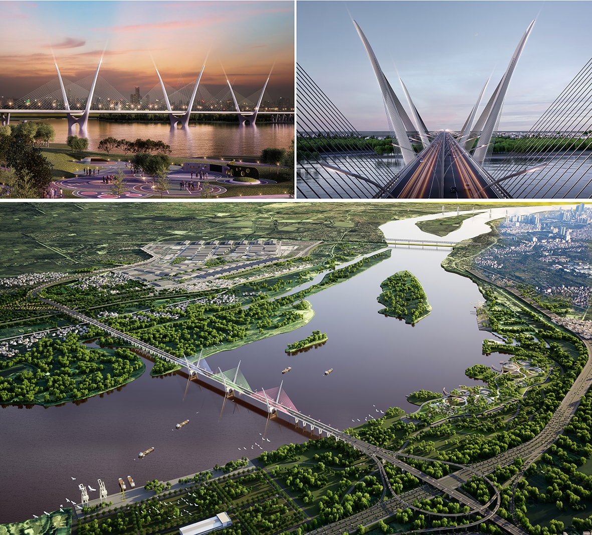 Đại công trường cầu Thượng Cát tăng tốc, quyết cán mốc trước mùa lũ- Ảnh 1.