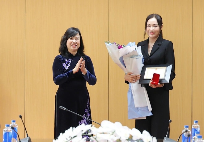 Bộ trưởng Đào Hồng Lan tiếp và làm việc với Chủ tịch khu vực châu Á - Thái Bình Dương của MSD- Ảnh 13.