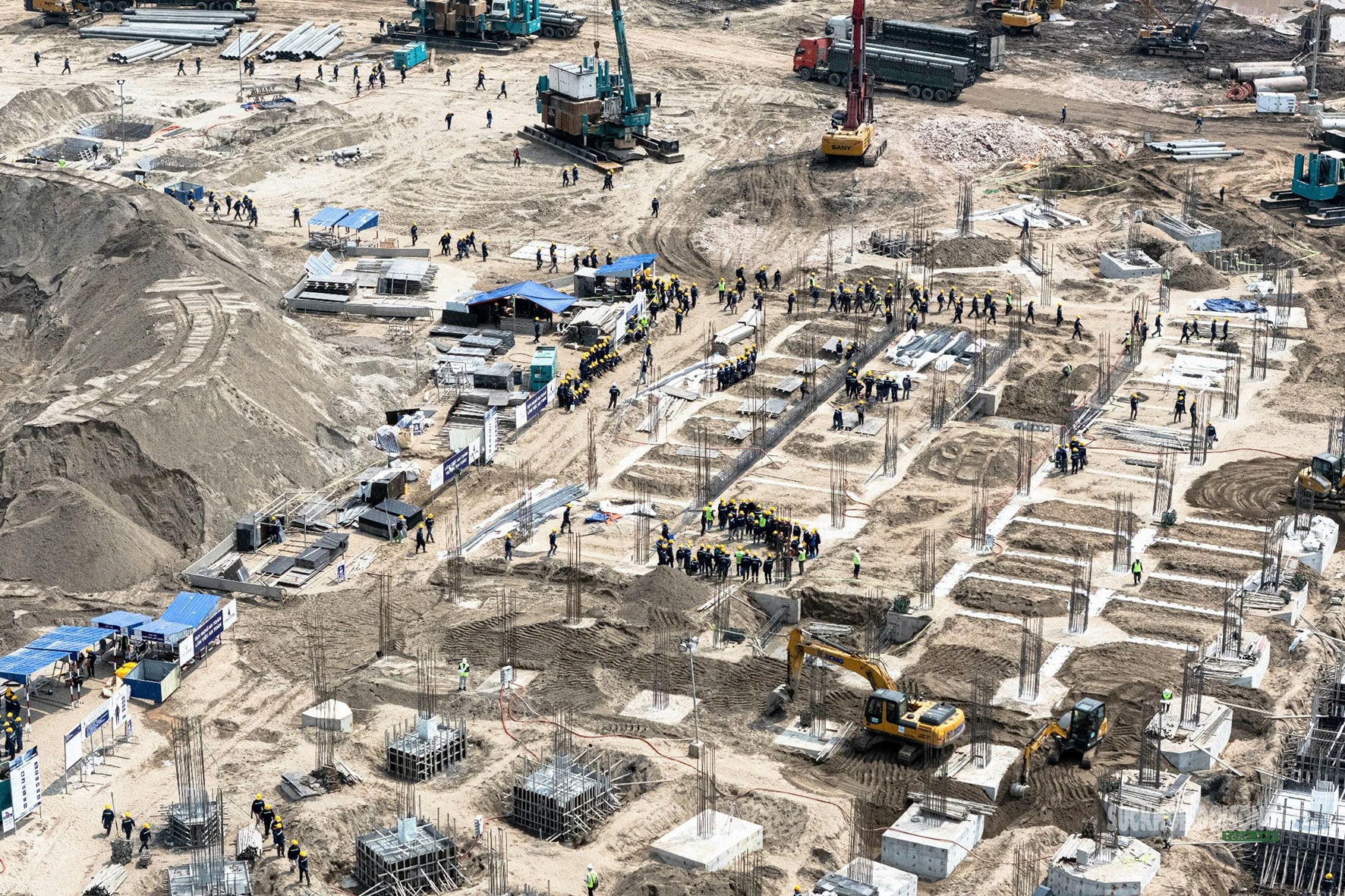 'Siêu sân' Trống Đồng 135.000 chỗ vươn mình từ cánh đồng ngoại thành- Ảnh 9.