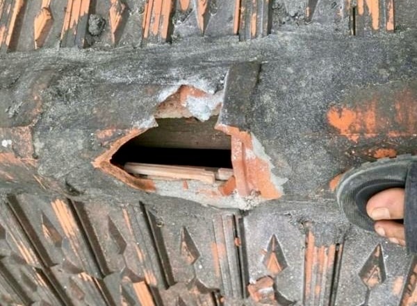 Mỏ nổ mìn, đá bay vào nhà dân- Ảnh 1.