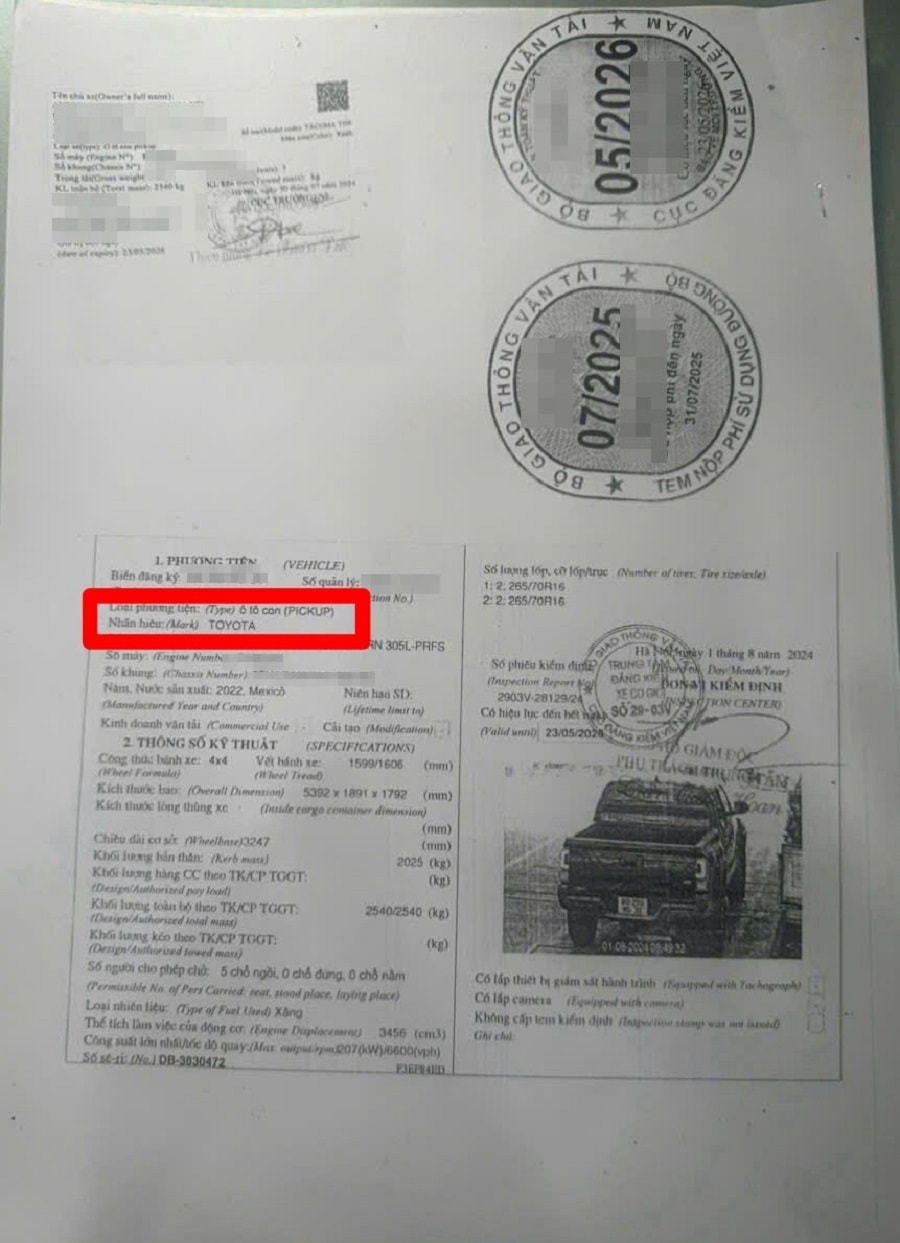 Cục CSGT hướng dẫn phân biệt xe bán tải là xe con hay xe tải - 2