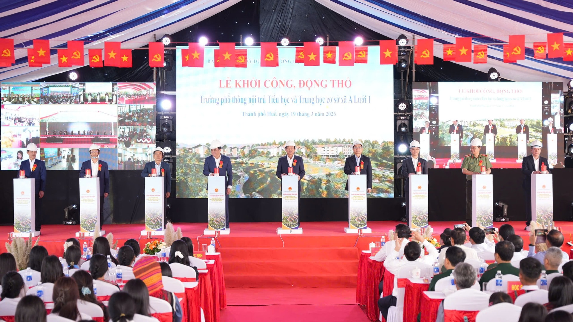 Những ngôi trường nội trú liên cấp dần thành hình giữa núi rừng A Lưới- Ảnh 5. Những ngôi trường nội trú liên cấp dần thành hình giữa núi rừng A Lưới- Ảnh 5.