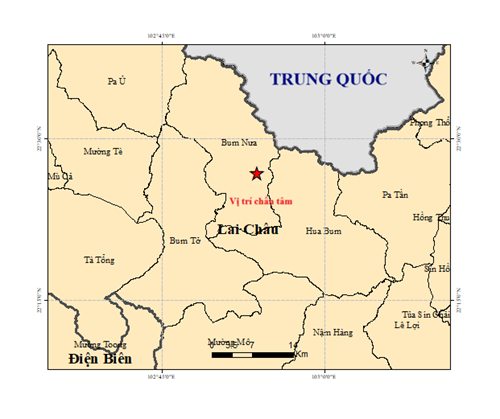 Xảy ra động đất 2.5 độ ở Lai Châu - Ảnh 1.