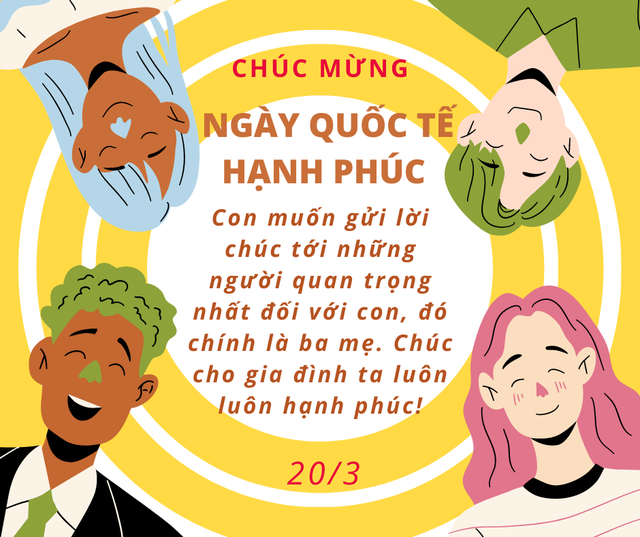 Những mẫu thiệp ngày Quốc tế Hạnh phúc 20/3 đẹp nhất 2026- Ảnh 16. Những mẫu thiệp ngày Quốc tế Hạnh phúc 20/3 đẹp nhất 2026- Ảnh 16.
