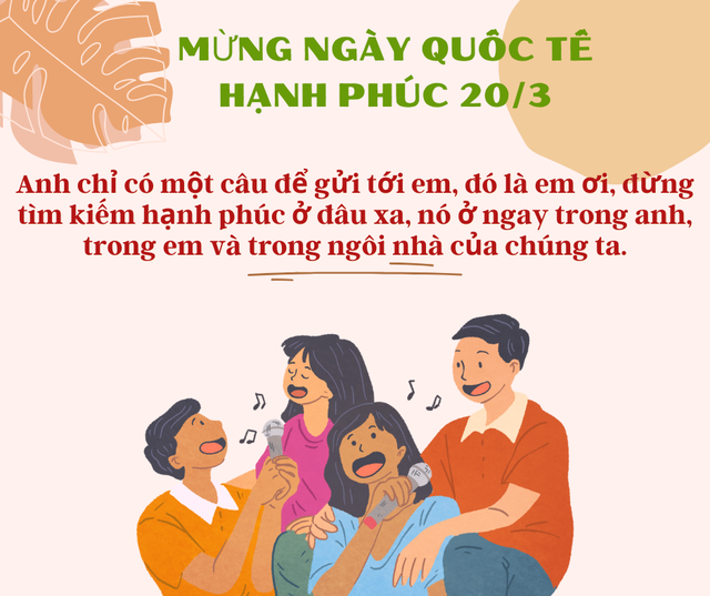 Những mẫu thiệp ngày Quốc tế Hạnh phúc 20/3 đẹp nhất 2026- Ảnh 14. Những mẫu thiệp ngày Quốc tế Hạnh phúc 20/3 đẹp nhất 2026- Ảnh 14.
