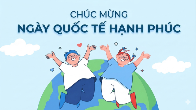 Những mẫu thiệp ngày Quốc tế Hạnh phúc 20/3 đẹp nhất 2026- Ảnh 1. Những mẫu thiệp ngày Quốc tế Hạnh phúc 20/3 đẹp nhất 2026- Ảnh 1.