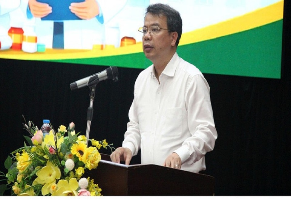 Phó Giáo sư, Tiến sĩ Nguyễn Quốc Huy phát biểu tại hội nghị