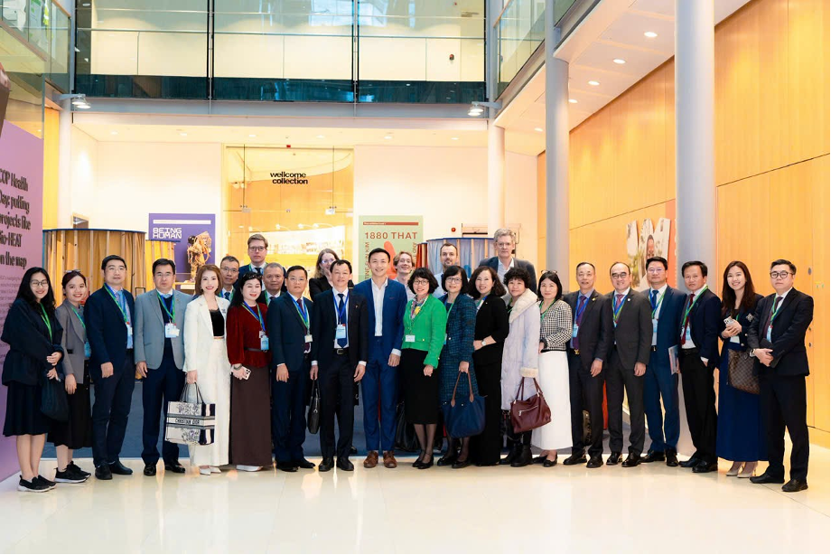 Thứ trưởng Nguyễn Tri Thức và đoàn công tác Bộ Y tế thăm, làm việc tại Vương quốc Anh- Ảnh 3.