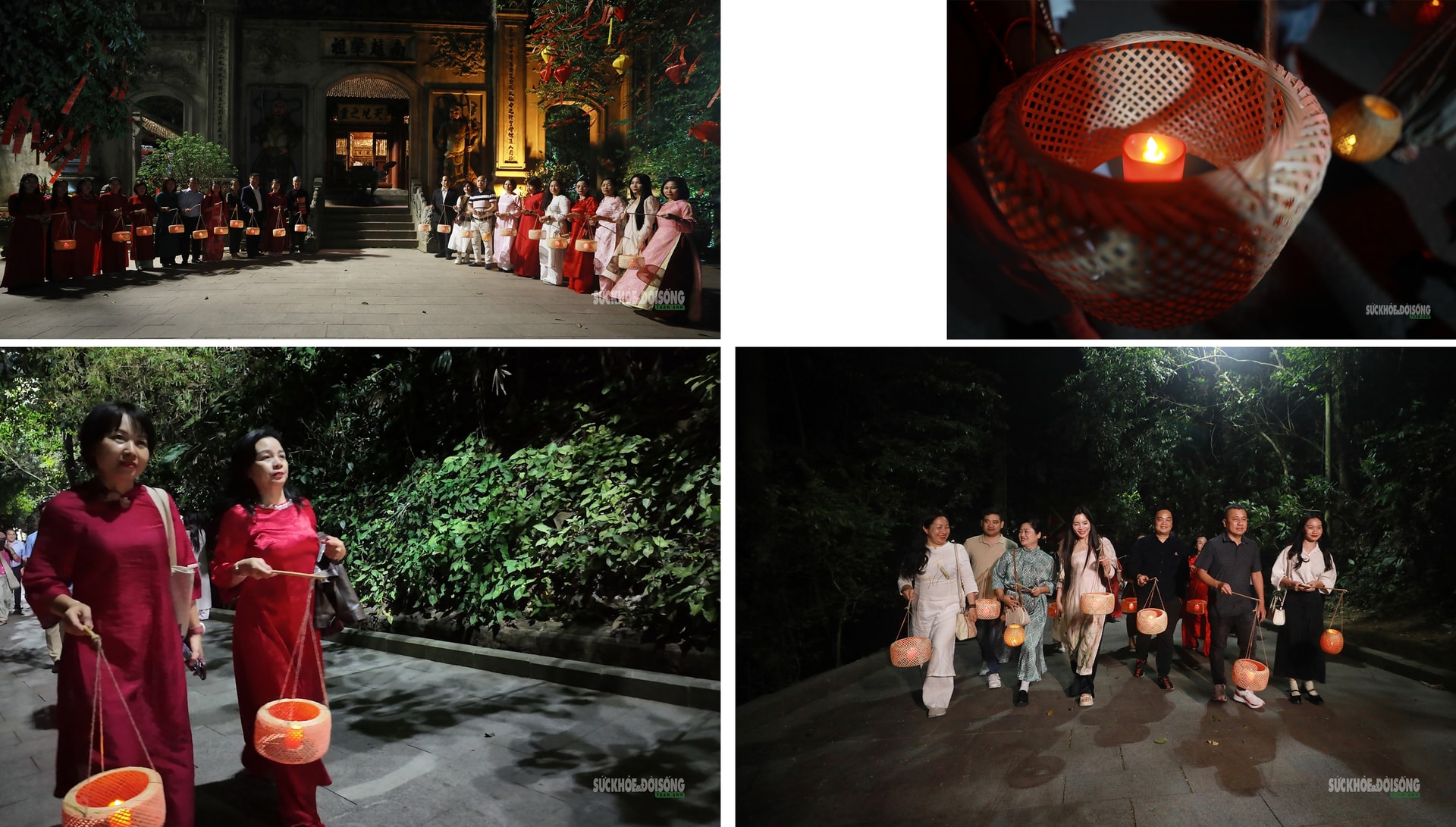 Du khách cầm đèn lồng tre, dạo bước Đền Hùng trong đêm- Ảnh 12. Du khách cầm đèn lồng tre, dạo bước Đền Hùng trong đêm- Ảnh 12.