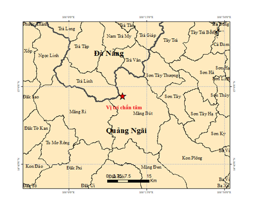 Quảng Ngãi hứng động đất liên tiếp- Ảnh 1. Quảng Ngãi hứng động đất liên tiếp- Ảnh 1.