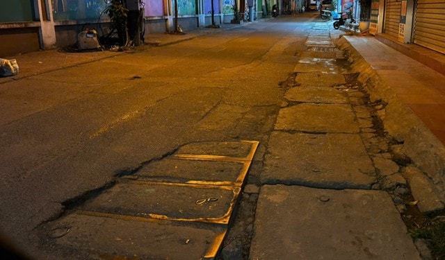 'Ổ voi, ổ gà' bẫy người đi đường trên nhiều tuyến phố Hà Nội- Ảnh 6.