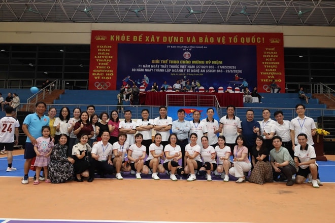 Hơn 750 cán bộ y tế Nghệ An tranh tài tại hội thao kỷ niệm 80 năm ngành- Ảnh 3.