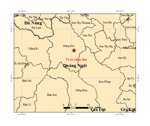 Động đất gây rung lắc diện rộng ở Quảng Ngãi- Ảnh 1. Động đất gây rung lắc diện rộng ở Quảng Ngãi- Ảnh 1.
