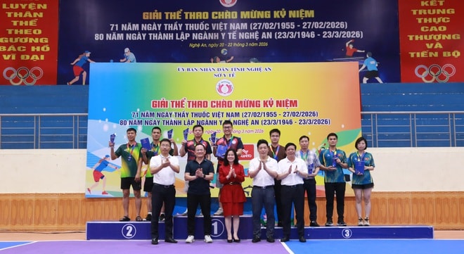 Giải thể thao ngành Y tế Nghệ An, lan tỏa tinh thần đoàn kết- Ảnh 5. Giải thể thao ngành Y tế Nghệ An, lan tỏa tinh thần đoàn kết- Ảnh 5.