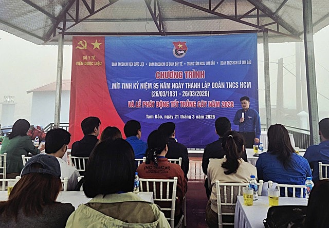 Tuổi trẻ Bộ Y tế triển khai nhiều hoạt động thiết thực nhân dịp 26/3- Ảnh 2.