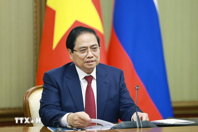 Việt Nam - Liên bang Nga quyết tâm nâng tầm hợp tác kinh tế trở thành mũi nhọn- Ảnh 1. Việt Nam - Liên bang Nga quyết tâm nâng tầm hợp tác kinh tế trở thành mũi nhọn- Ảnh 1.