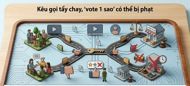 Kêu gọi tẩy chay, 'vote 1 sao' có thể bị phạt đến 30 triệu đồng- Ảnh 1. Kêu gọi tẩy chay, 'vote 1 sao' có thể bị phạt đến 30 triệu đồng- Ảnh 1.