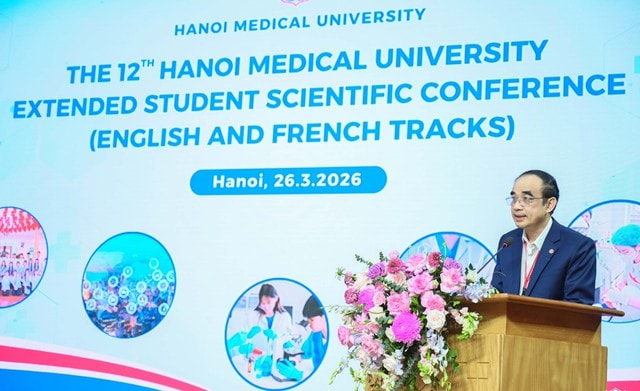 Dấu ấn quốc tế tại Hội nghị Khoa học sinh viên Trường Đại học Y Hà Nội- Ảnh 1.