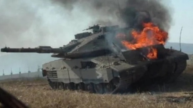 Hezbollah tung đòn phục kích khiến Israel mất 21 xe tăng Merkava trong một ngày- Ảnh 1.