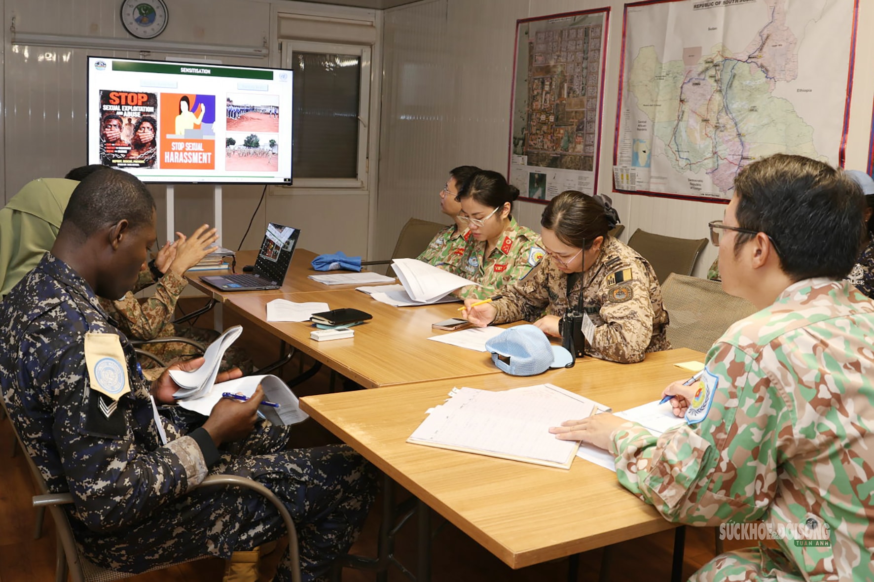 Bác sĩ Việt Nam được cử làm Chủ tịch Hội đồng kiểm tra nội bộ tại phái bộ Bentiu- Ảnh 1.