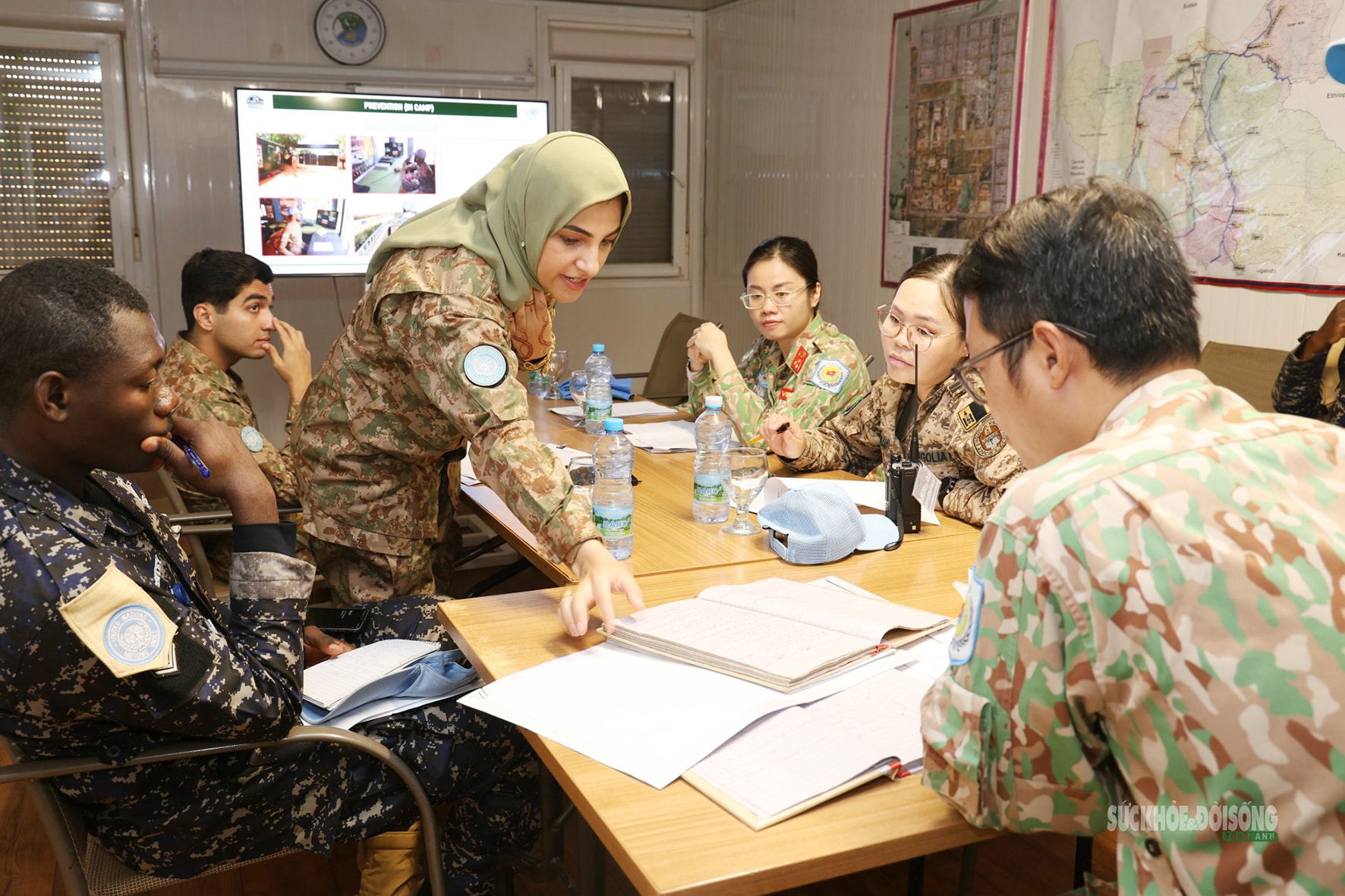 Bác sĩ Việt Nam được cử làm Chủ tịch Hội đồng kiểm tra nội bộ tại phái bộ Bentiu- Ảnh 4.