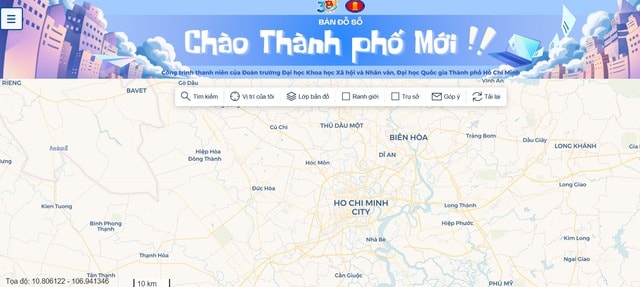 Sinh viên TPHCM làm bản đồ số giúp người dân tra cứu địa danh hành chính sau sáp nhập- Ảnh 1.