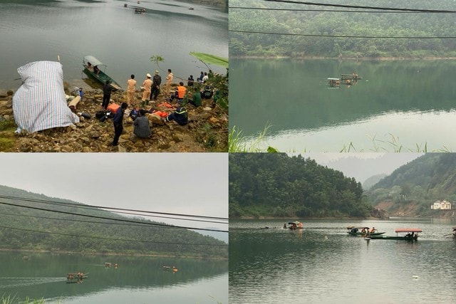 Lật thuyền khi thả lưới đánh cá trên hồ thủy điện, hai vợ chồng mất tích trong đêm- Ảnh 1.