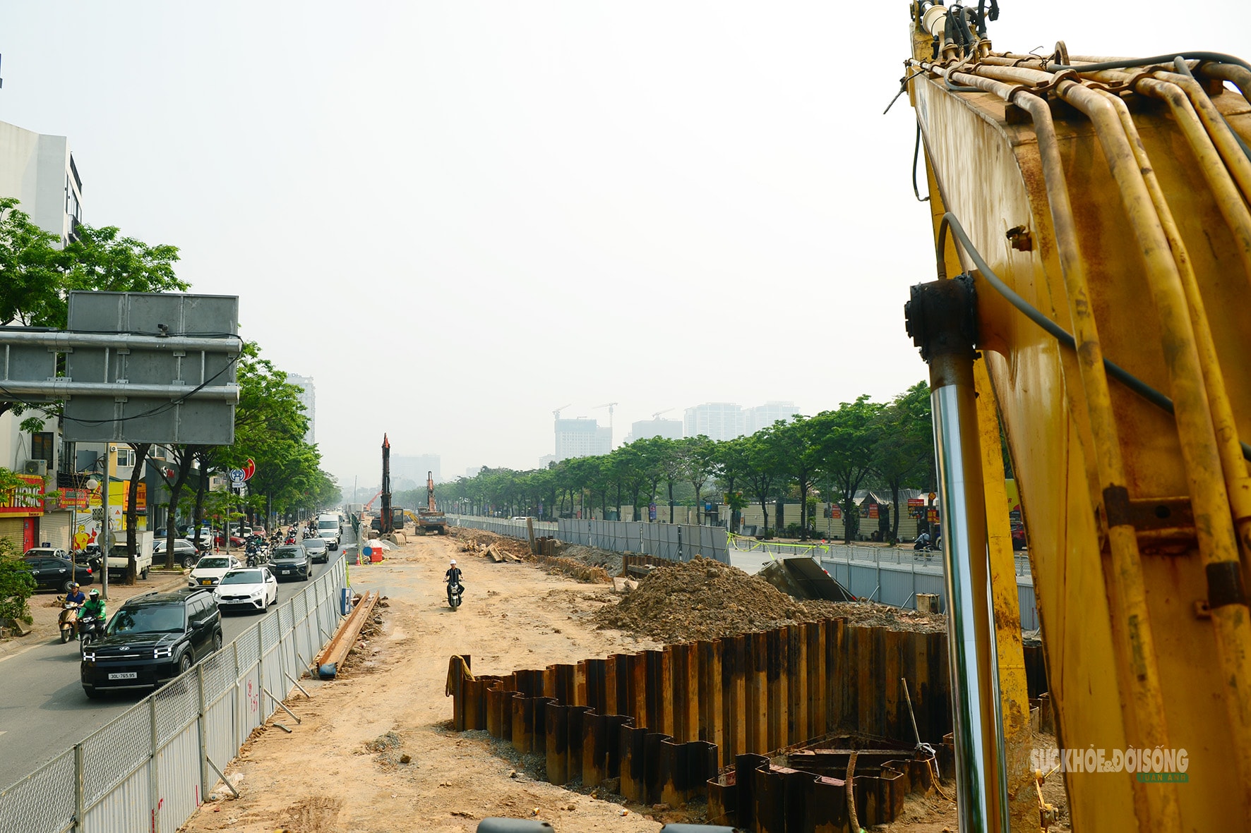 Cận cảnh công trường chống ngập trên đường Võ Chí Công, Hà Nội- Ảnh 9. Cận cảnh công trường chống ngập trên đường Võ Chí Công, Hà Nội- Ảnh 9.