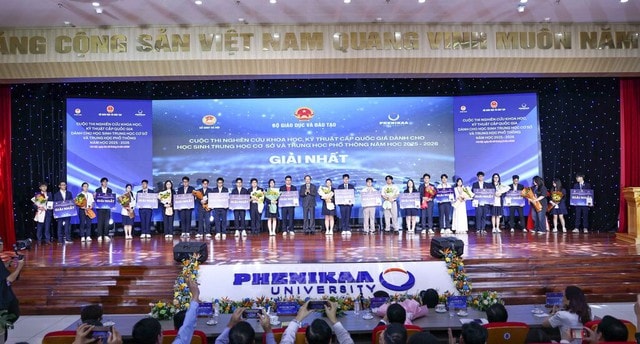 Viện Hàn lâm KH&CN Việt Nam khẳng định không liên quan đến công trình giải Nhất cuộc thi KHKT Quốc gia- Ảnh 1. Viện Hàn lâm KH&CN Việt Nam khẳng định không liên quan đến công trình giải Nhất cuộc thi KHKT Quốc gia- Ảnh 1.