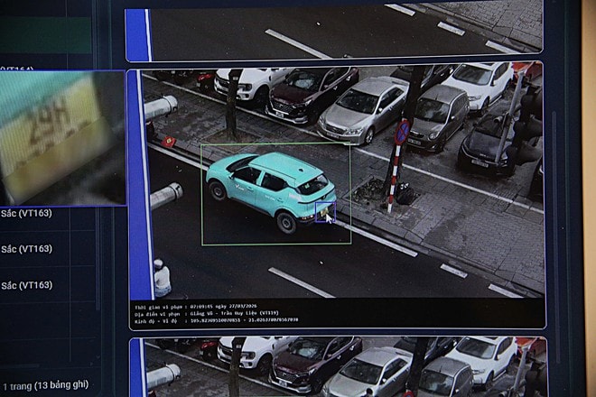 Tài xế lưu ý: Camera AI Hà Nội bắt lỗi dừng đỗ, rời đi vẫn nhận thông báo phạt.- Ảnh 2.